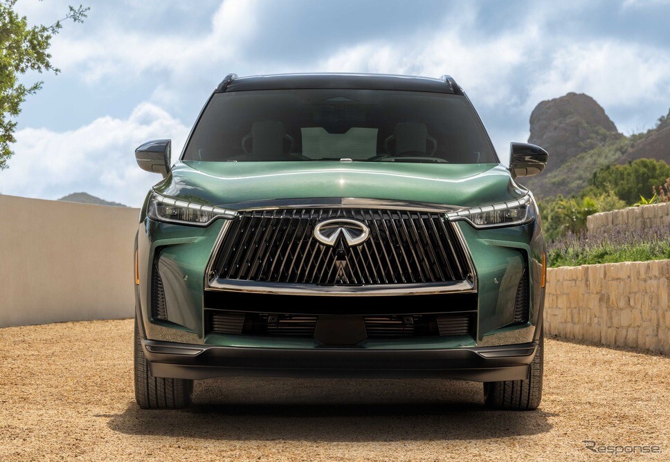 「竹林グリル」採用で一新、インフィニティの中型SUV『QX60』改良新型を米国発表
