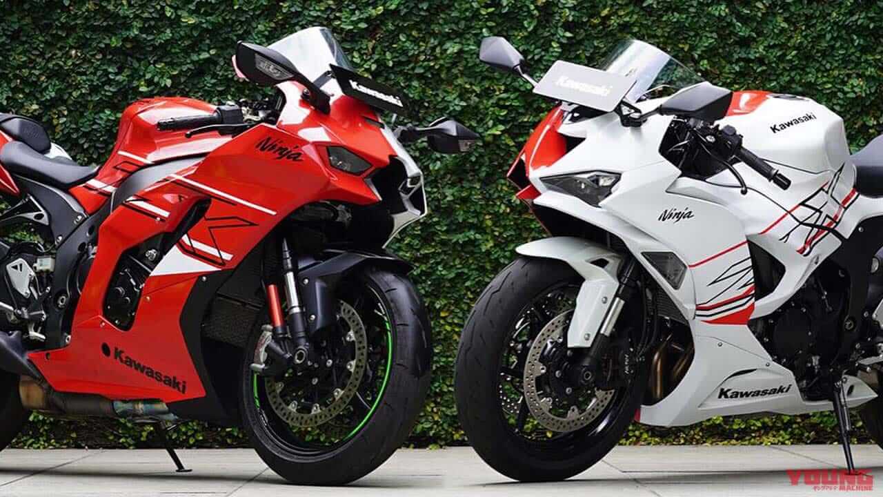 カワサキニンジャZX 10RとニンジャZX 6Rがスペシャルカラーで独立記念日にパレードランインドネシアWEBヤングマシン