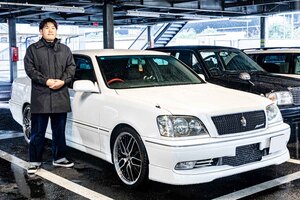 チューンドクラウンだが車内は渋くとギャップを楽しむ！22歳オーナーのトヨタ「クラウン アスリートV」の美学