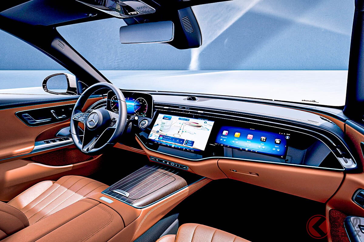 2.0リッターエンジンで「200馬力」オーバー！ 超“正統派”の新「大きめ高級車」発表！ 豪華装備がいいメルセデス・ベンツ「E 200 Edition Exclusive」登場