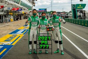 ル・マン24時間初挑戦・6位入賞のD’station Racing。星野敏は悲願成就に「感無量」