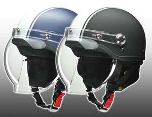リード工業のハーフヘルメット CR-760 に新色「マットブラック×ホワイト／マットネイビー×ホワイト」が登場！