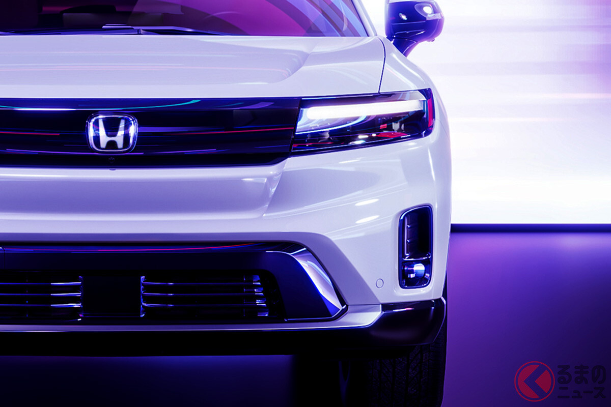初公開のホンダ新型SUV「プロローグ」は「Honda」新ロゴ強調!? シンプル内装も魅力？ 2024年米国投入される姿とは
