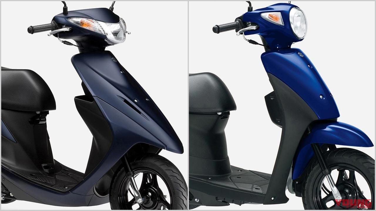スズキ21新車バイクラインナップ 原付一種50ccスクータークラス アドレス レッツ Webヤングマシン 自動車情報サイト 新車 中古車 Carview