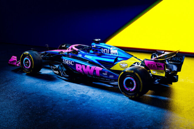 アルピーヌがアメリカからの3戦でスペシャルカラーリングを採用。アルゼンチン企業とのタイアップでイエローが加わる