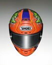 【SHOEI】X-Fourteenの新柄は強烈オレンジの「パワーラッシュ」