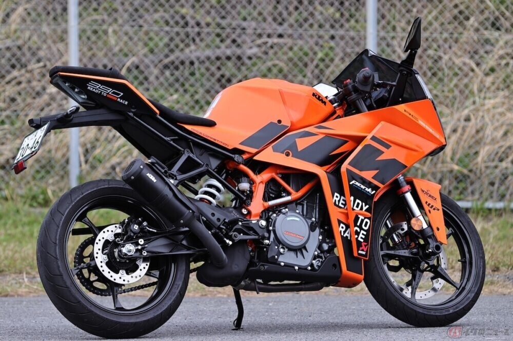 走っても停まっていてもカッコイイ！KTM『RC 390』は男前の一台だった～小野木里奈の○○○○○日和～（バイクのニュース ） |  自動車情報・ニュース - carview!