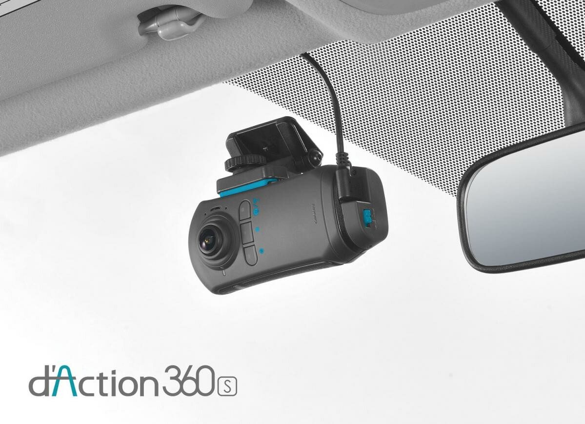アクションカメラとしても使えるドラレコ！  高画質＆360°カバーの全天球タイプがカーメイトから新登場！ d’Action360S　【CAR MONO図鑑】