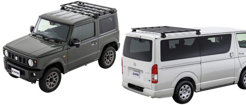 スタイリッシュなローダウンスタイル！ジムニー＆ハイエース専用新型ルーフデッキ