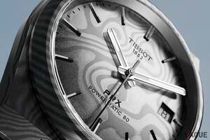 人気のティソ「PRX」が新素材でイメチェン!? 軽量なチタンか、個性際立つダマスカス鋼か！ 10万円台で手に入るスイス機械式時計の魅力とは