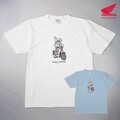 CAMSHOP.JP の「Honda スーパーカブ×ラッピー コラボTシャツ」が那須クラシックカー博物館にて販売開始！