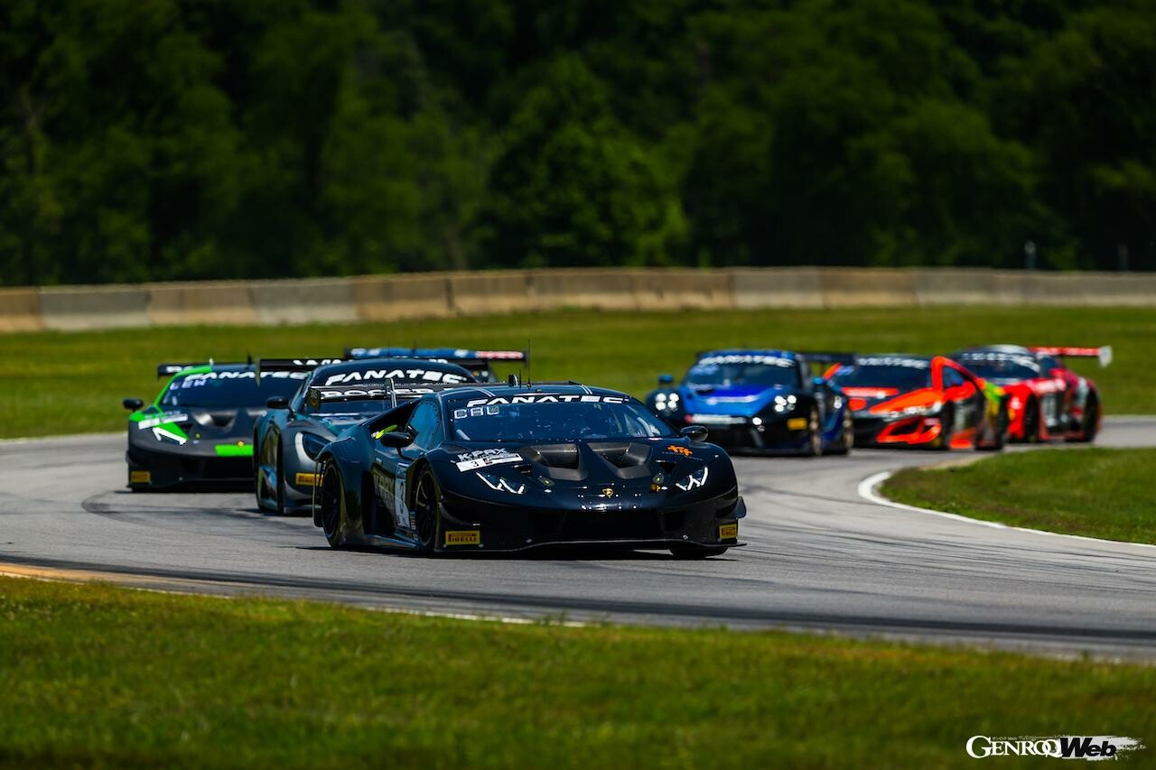 ランボルギーニ ウラカン GT3 EVOが100勝目を達成！ GTワールドチャレンジ・アメリカ第5戦を制覇