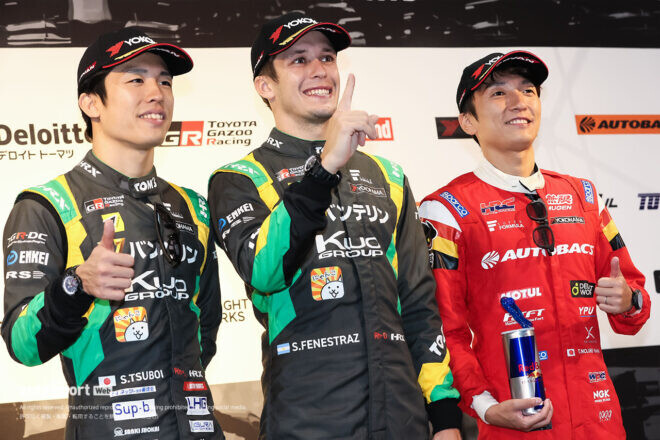 夏の富士から変わった37号車「方向性が見えてきた。明日も1-2で戻って来たい」とフェネストラズ【第9戦決勝会見】