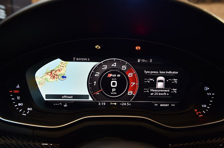新型アウディ RS5クーペが日本初公開。最大トルクは＋170Nmの600Nmへ