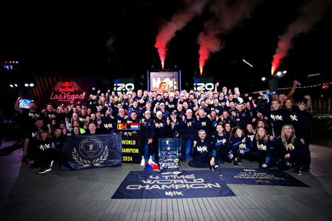 レッドブルF1の2024年総利益は前年と比べて約3億円以上も増加。フェルスタッペンの4連覇、商業面での成長が要因