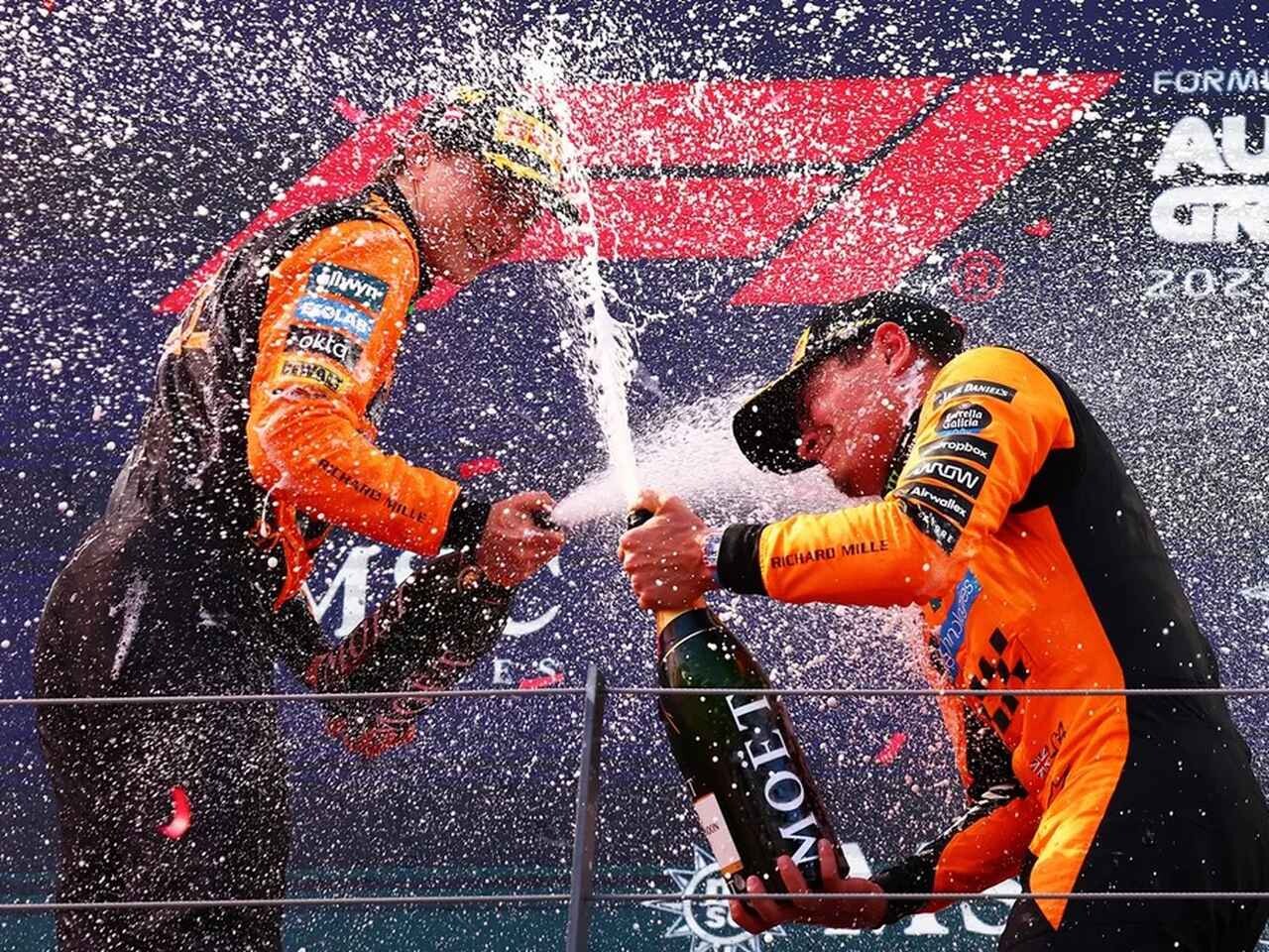 【F1第11戦オーストリアGP決勝】圧倒的な速さでマクラーレンが今季4度目の1-2フィニッシュ、ノリスが今季3勝目