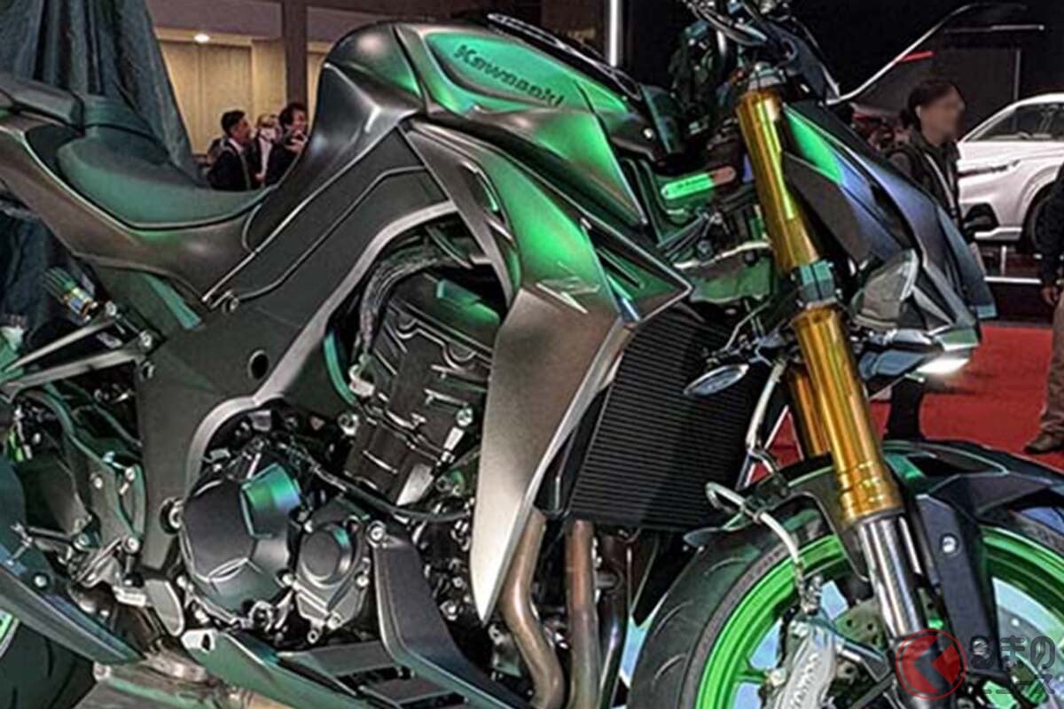 カワサキ「“新”Z1100 SE」日本初公開！ 「Sugomi」を増したスーパーネイキッド登場 高性能と優れた燃費を両立