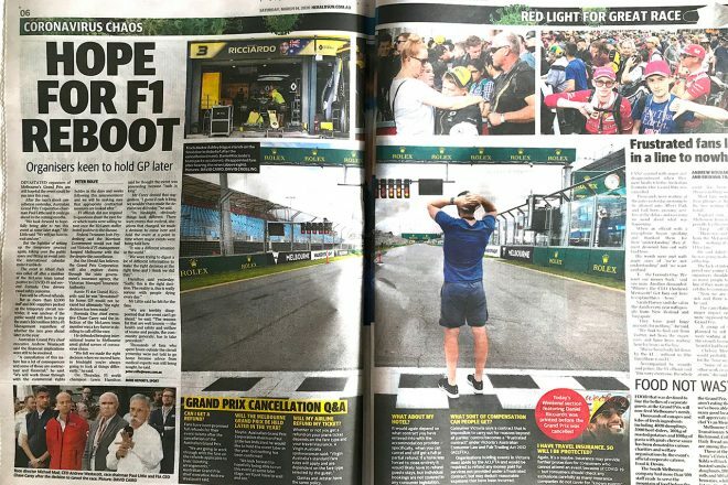 F1 Topic：オーストラリアGP中止の翌日、地元紙が伝えたこと。フードロスも問題に
