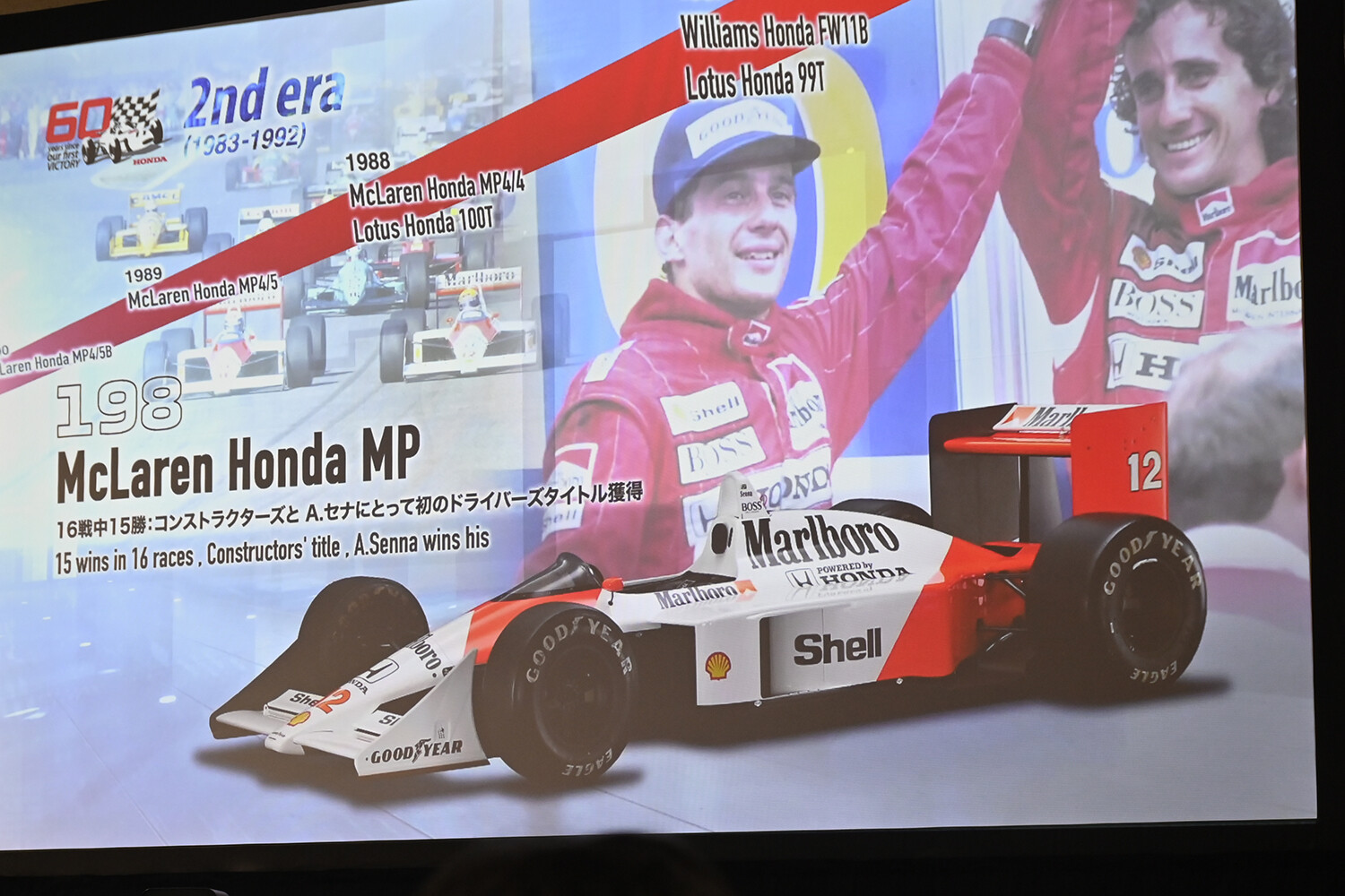 セナのF1エンジンを売るってマジ!? ホンダのF1開幕直前説明会で