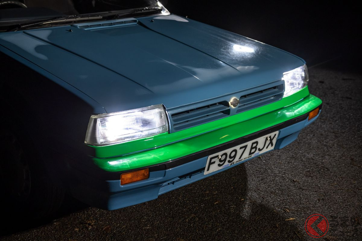 日産レトロ顔 ニューバード 世界初公開 旧ロゴをled化 ブルーバードベースのワンオフ仕様を英国で発表 くるまのニュース の写真 21ページ目 自動車情報サイト 新車 中古車 Carview