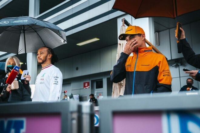初勝利を逃がし落胆するノリス「ステイアウトは僕の判断。雨が強まるという情報はなかった」マクラーレン／F1第15戦