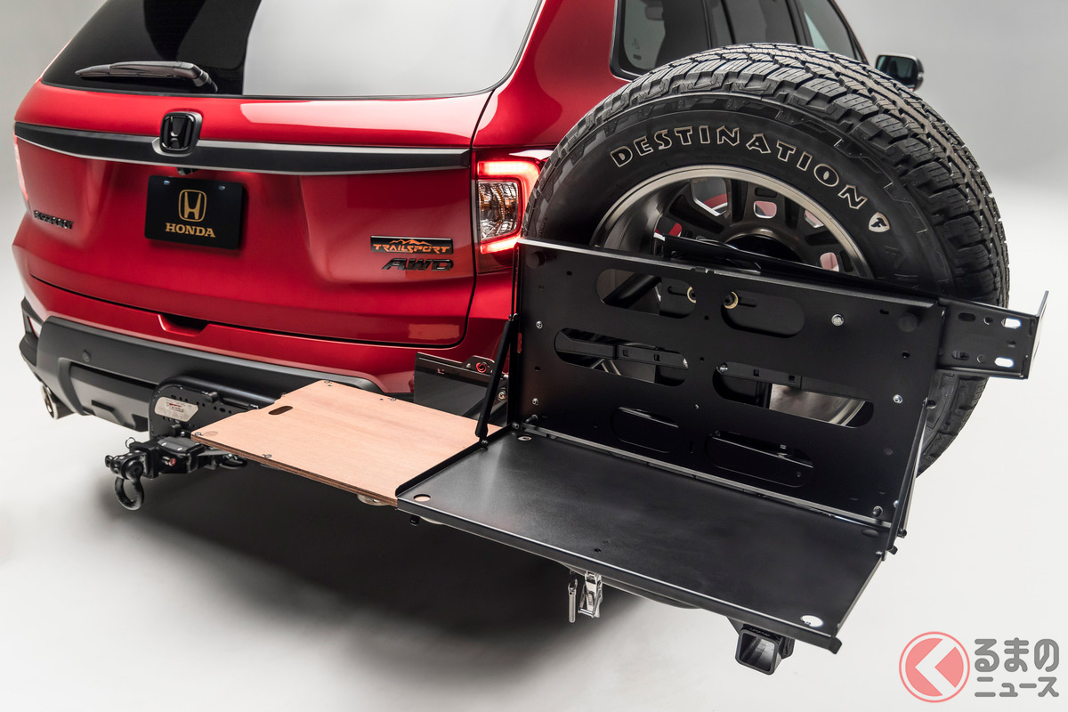 赤いホンダ巨大suv パスポート ゴツカスタム仕様がカッコいい 最強キャンパー仕様の全貌とは くるまのニュース 自動車情報サイト 新車 中古車 Carview
