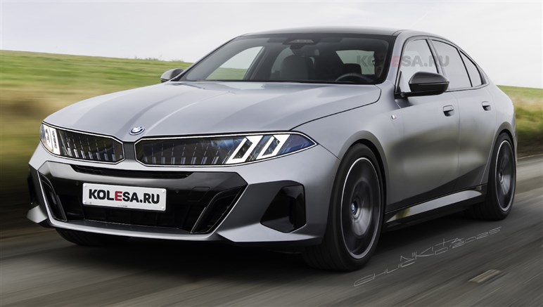 【衝撃】BMW「5シリーズ」が史上最大級の“顔面整形”を敢行。ノイエ・クラッセ顔の最新予想がコレ