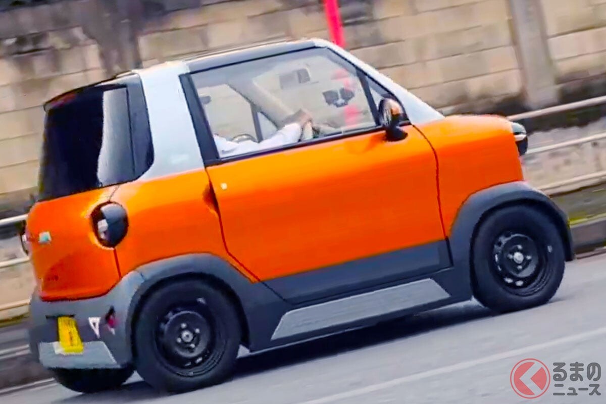 “軽”より小さい！ “2人乗れる”新型「ちいさなクルマ」発売へ！ 全長2.5mの「斬新ボディ」は手軽に“オープンカー”にも変身！ めちゃ楽しそうな「新型エイムEVM」とは！