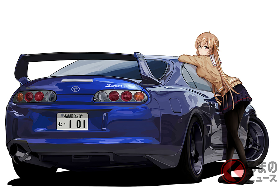 これはかわいい 美女 クルマがベストマッチな世界観はなぜ誕生 くるまのニュース 自動車情報サイト 新車 中古車 Carview
