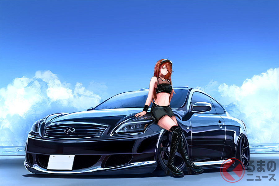 これはかわいい 美女 クルマがベストマッチな世界観はなぜ誕生 くるまのニュース 自動車情報サイト 新車 中古車 Carview