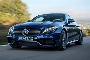 新型Cクラスクーペ試乗。AMG C63クーペはサーキットで全開走行