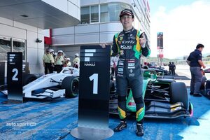 スーパーフォーミュラ第7戦富士は坪井翔が本人も驚きのポールポジションを獲得。太田格之進、佐藤蓮が続く
