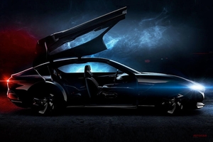 ピニンファリーナが描く「HK GT」　2ドアのEVコンセプト　ジュネーブ・モーターショー
