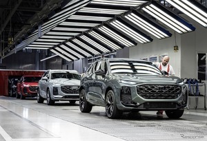 アウディ『Q3』新型、ハンガリー工場で量産開始