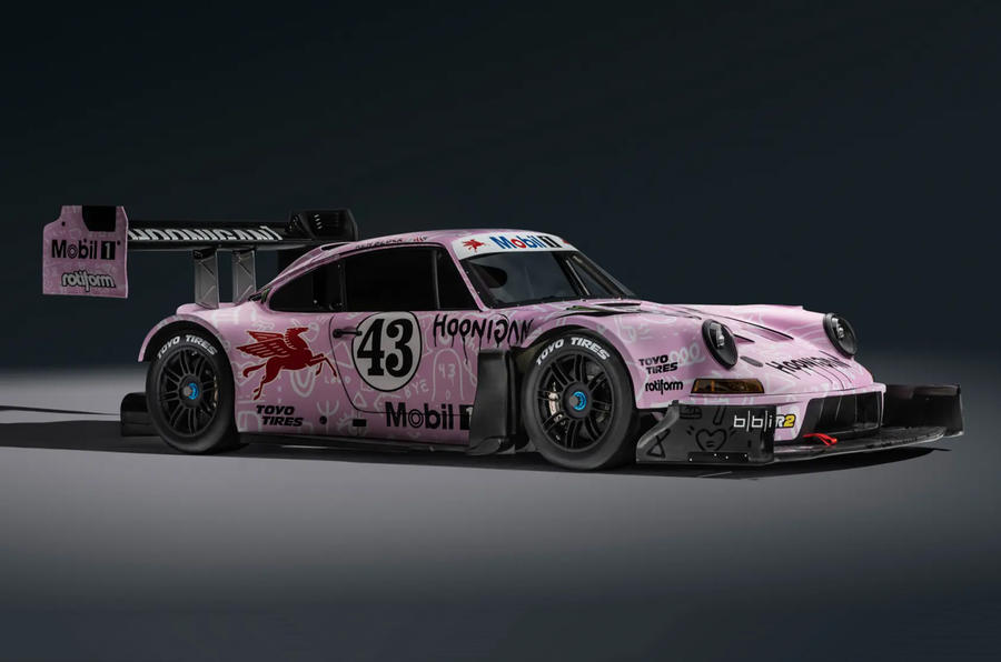 ケン・ブロック 過激なピンクのポルシェ912でパイクスピーク参戦