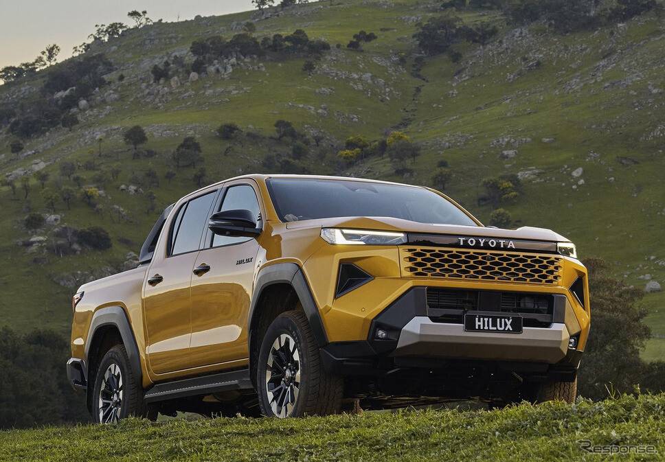 トヨタ『ハイラックス』新型、豊田自動織機のACインバーター採用…キャンプ時などの電源ニーズに対応