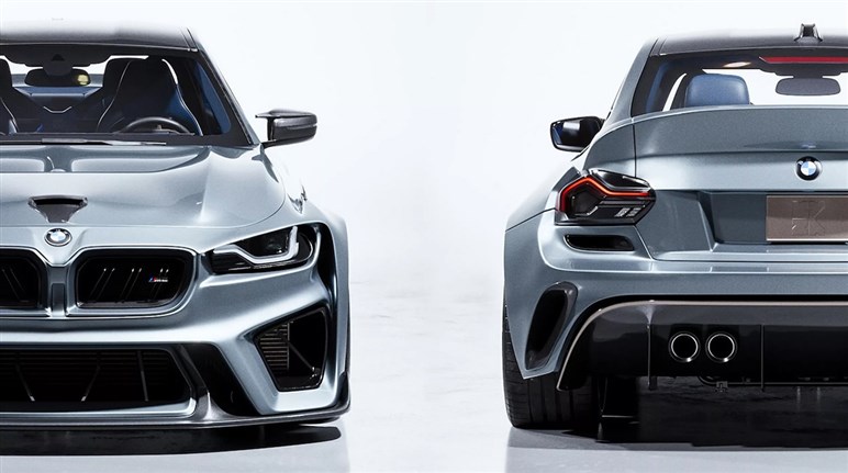BMWがこう作っていたら… G87型「M2」を“もう一段階進化”させたCGデザインが秀逸
