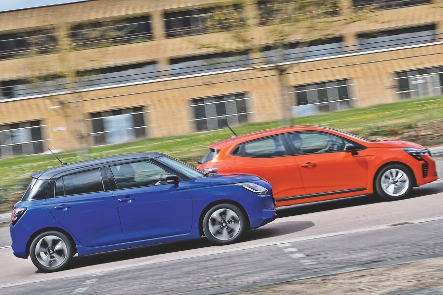 機敏で運転が楽しい！　スズキ・スイフト　快適で上質なファミリーカー　ルノー・ルーテシア　日仏2台比較（2）