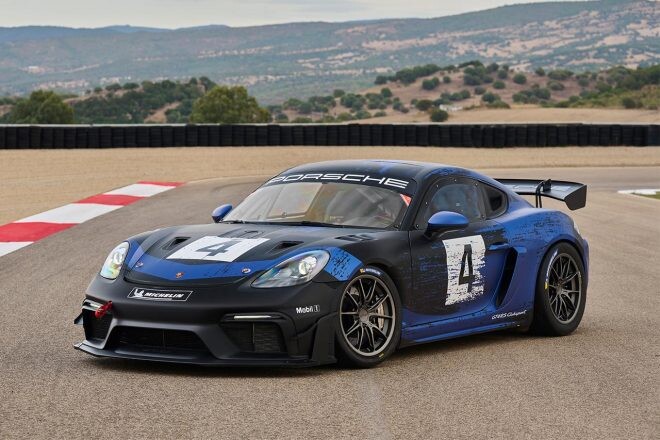 ポルシェ、GT4向け718ケイマンGT4 RSクラブスポーツを発表。市販718ケイマンGT4 RSも予約開始