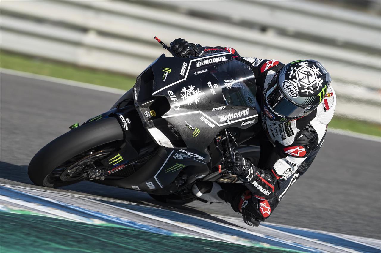 カワサキ Ninja Zx 10rr の21年型がスーパーバイク世界選手権のウインターテストに登場 王者ジョナサン レイが最速タイムを記録 21速報 Webオートバイ 自動車情報サイト 新車 中古車 Carview