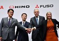 日野・三菱ふそう経営統合で会見　ブランドは維持　トヨタの議決権は小型トラックの独禁法対応