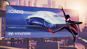 ヒョンデ×スパイダーマン 特製ラッピングカーが週末の渋谷をジャック！