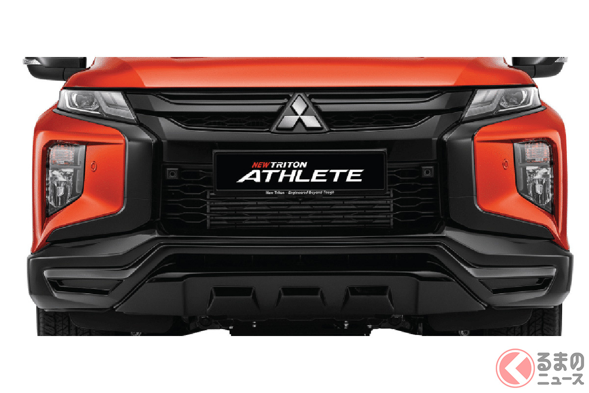 迫力強調の三菱オラ顔4wd 新型 トライトンアスリート はどんなクルマ マレーシアで発表 くるまのニュース 自動車情報サイト 新車 中古車 Carview