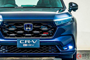 ホンダ新型「CR-V」“右ハンドル仕様”初公開!? めちゃ速そうな「RS」仕様もアリ！ バンコクモーターショーで“新型SUV”をお披露目