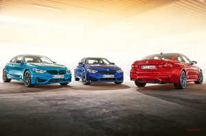 BMW M　歴史を讃える特別仕様車　ロゴと同じ3色のM4クーペ　限定750台　