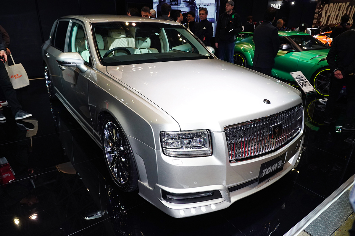 2816万円 限定36台 トムス トヨタ センチュリー コンプリートカーを発表 東京オートサロン Auto Messe Web 自動車情報サイト 新車 中古車 Carview