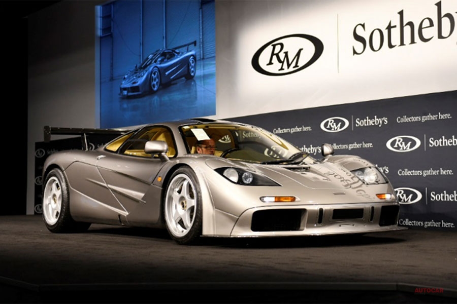 マクラーレンF1 LM仕様 21億円で落札 オークション記録を更新