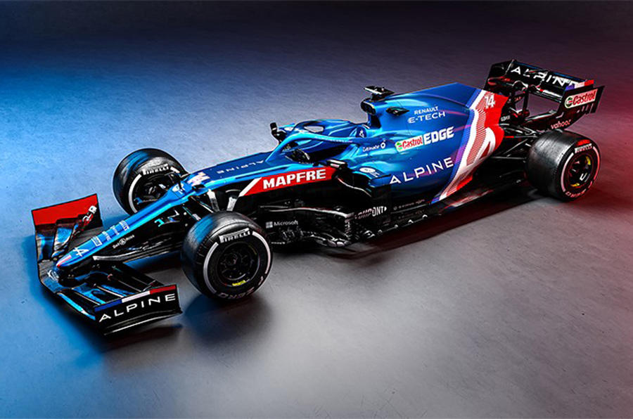 初参戦 アルピーヌf1 新型 A521 公開 英仏の象徴的カラーリング アロンソも復帰 Autocar Japan 自動車情報サイト 新車 中古車 Carview