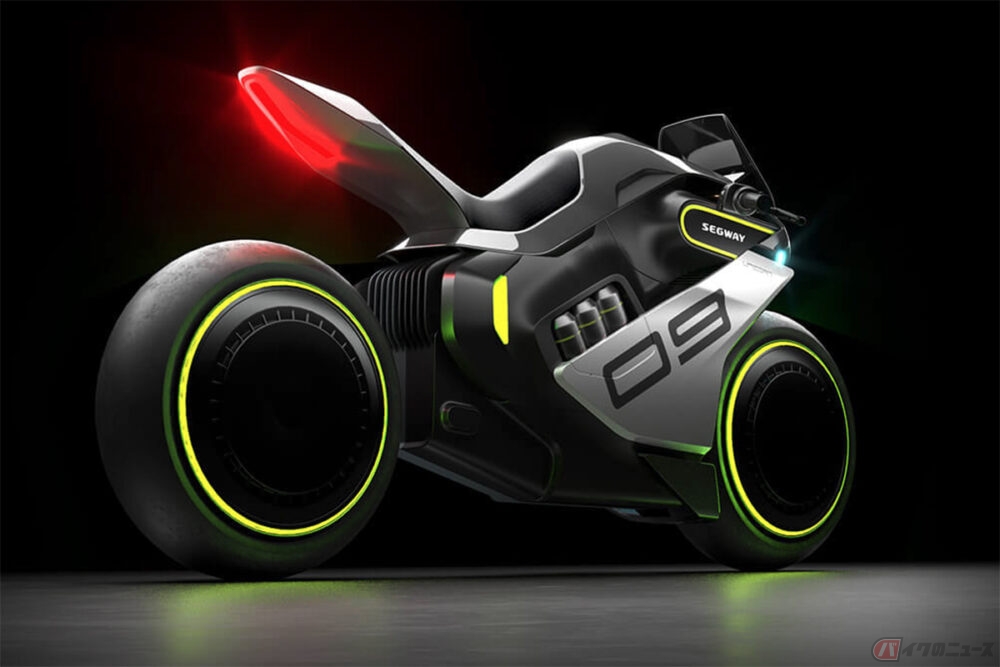 セグウェイ Segway Apex H2 水素燃料電池と電気のハイブリッドバイクを公開 23年の出荷を目指す バイクのニュース 自動車情報サイト 新車 中古車 Carview