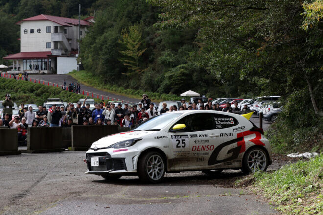 「不完全燃焼」と大竹、ミスでタイムロスも3位まで挽回。平川は新コンビで5位完走／JRC久万高原ラリー